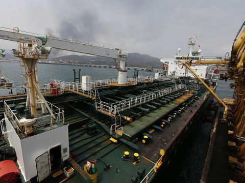 מיכלית נפט אירנית, ונצואלה. הייצוא גדל פי ארבעה [צילום: ארנסטו ורגאס, AP]