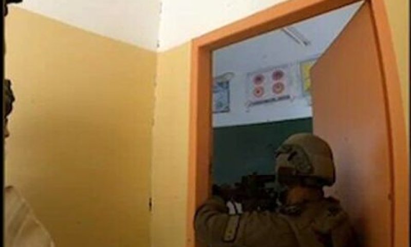 יחידת דודבדבן בקרב בבית הספר [צילום: דובר צה"ל]