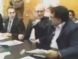 בשארה מנאץ בדיון [צילום: ערוץ הכנסת]