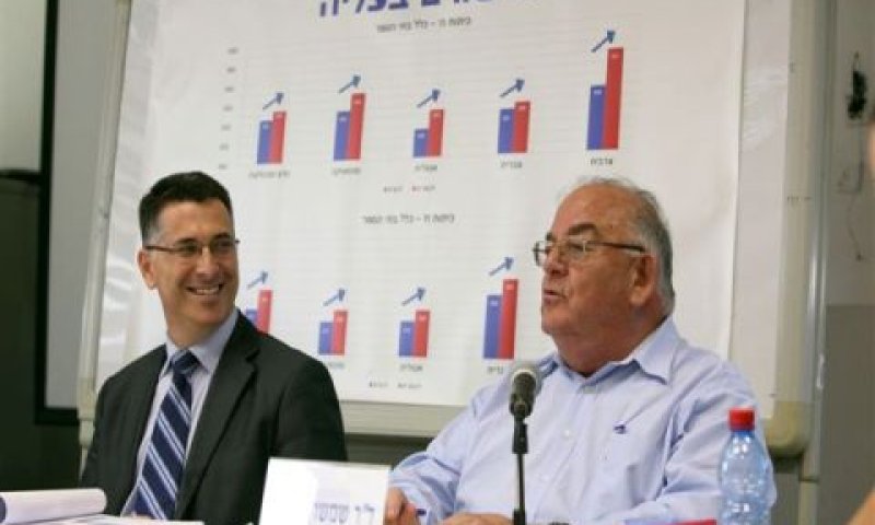 שמשון שושני, גדעון סער. שיפור בכל המקצועות [צילום: ששון תירם]