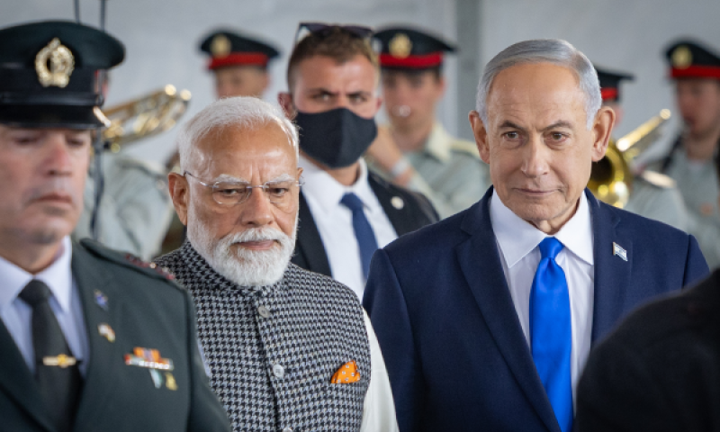 ראש ממשלת הודו בישראל [צילום: חיים גולדברג/פלאש 90]
