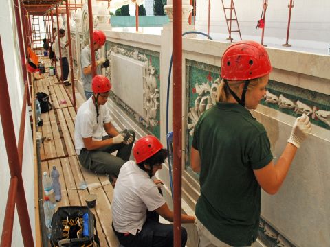 השיפוצים שנערכו במקום [צילום: המרכז הבהאי העולמי]