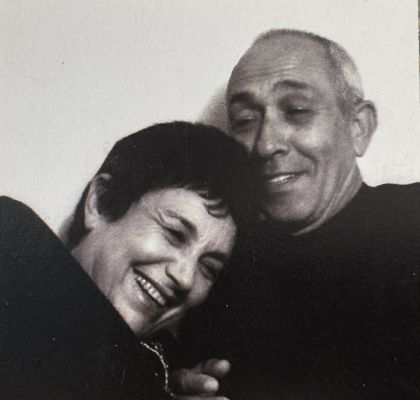 רנה ויעקב שרת 1990 [צילום: נורית שרת]