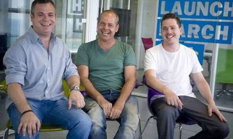 מייסדי וויקס: נדב אברהמי, גיורא קפלן ואבישי אברהמי [צילום: יח"צ]