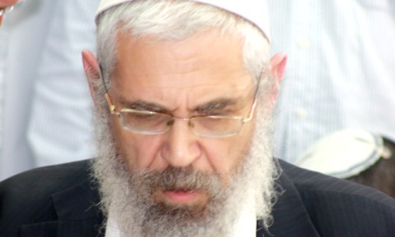 מנמיך פרופיל. הרב אלון [צילום: איציק וולף]