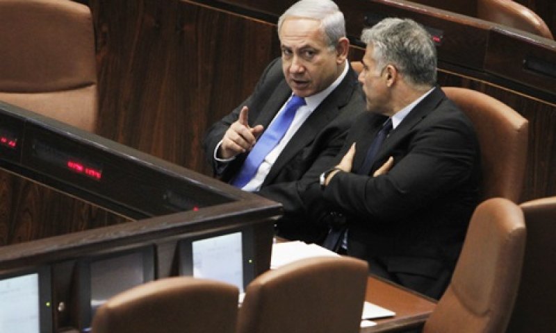 נתניהו זועם על הודעת לפיד [צילום: פלאש 90]
