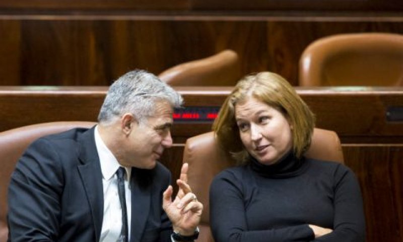 לבני ולפיד. משאירים את העבודה לאחרים [צילום: פלאש 90]