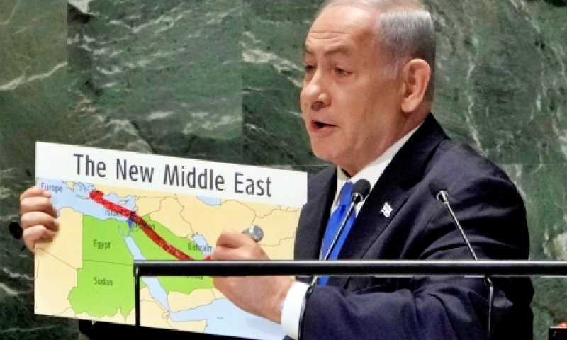 נתניהו בנאומו היום. מזהיר מהבינה המלאכותית [צילום: ריצ'רד דרו, AP]
