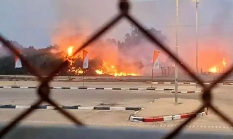 בסיס זיקים בתום הקרבות [צילום: דובר צה''ל]