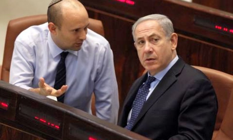 נתניהו ובנט. תחת שלטון אבו-מאזן [צילום: פלאש 90]