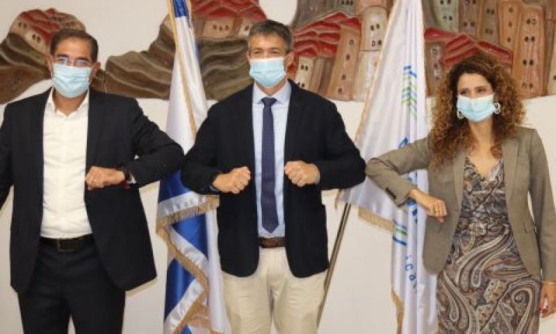 [טקס החילופים במשרד התקשורת צילום: יח"צ משרד התקשורת]