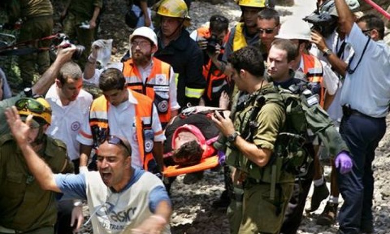 התאונה בכפר יהושע. טען לנכות [צילום: אריאל שליט, AP]