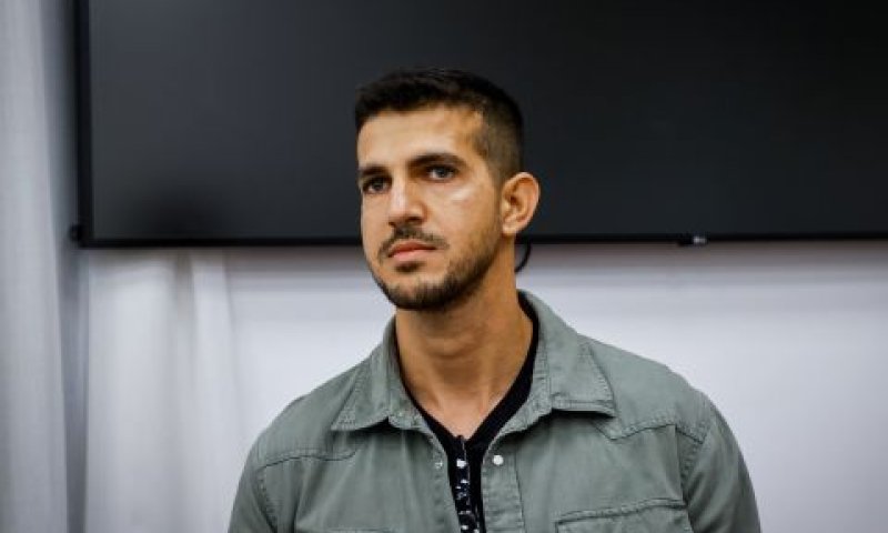 יונתן חסון היום בבית המשפט [צילום: אוליביה פיטוסי, פלאש 90]