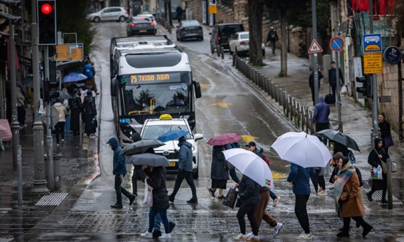 10-15 מ"מ גשם באזור המזרח [צילום: יונתן זינדל, פלאש 90]