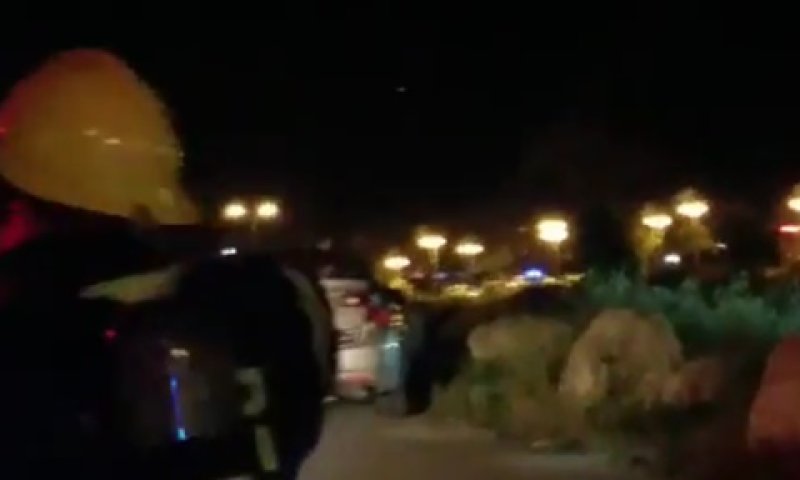 מכבי האש בזירת התאונה, אמש