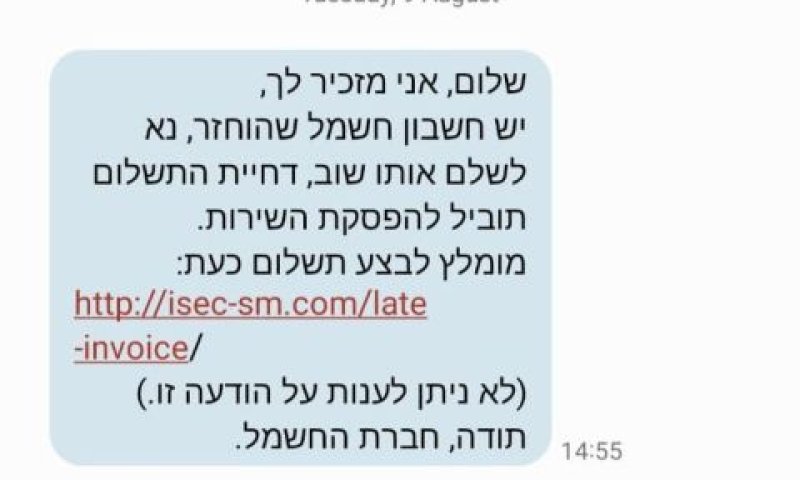 מסרון ההונאה