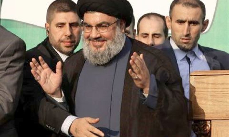 נסראללה. חושש מחזית נוספת [צילום: AP]