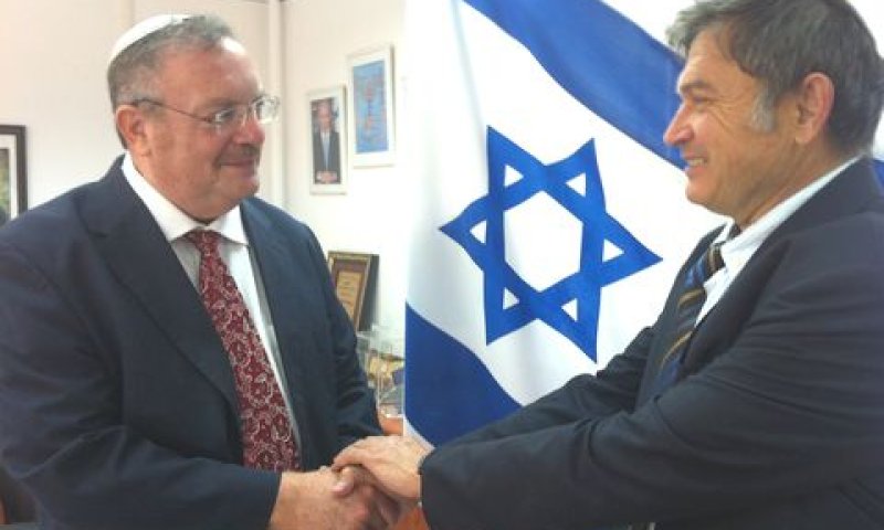 ד"ר דוד והשר הרשקוביץ [צילום: משה ענבר]