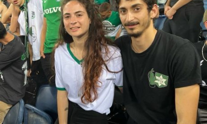 ענבר היימן במשחק של מכבי חיפה