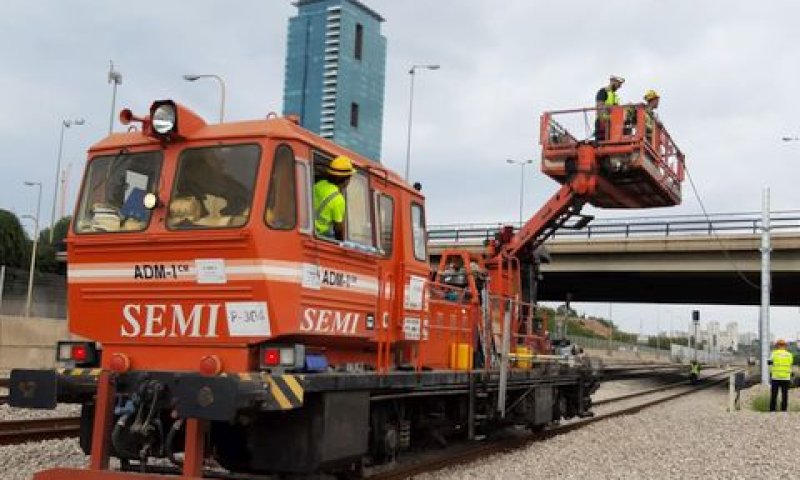עבודות הרכבת בת"א [צילום: רכבת ישראל]
