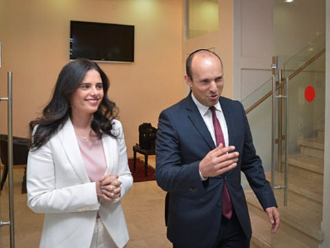 בנט ושקד. על גבול אחוז החסימה [צילום: יוסי זליגר/פלאש 90]