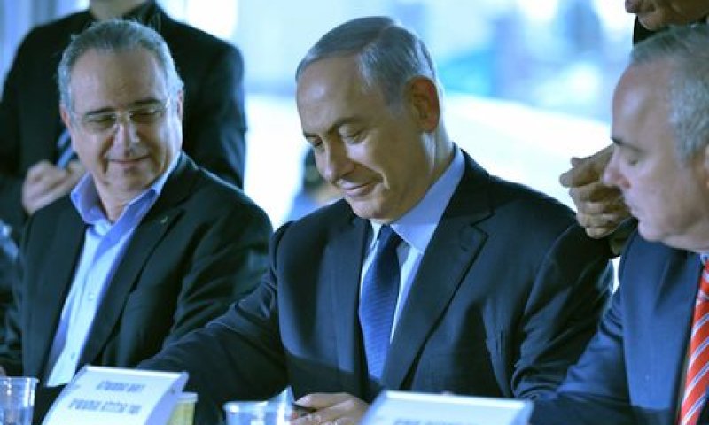 נתניהו. "מתנה מהקדוש ברוך הוא" [צילום: קובי גדעון/לע"מ]
