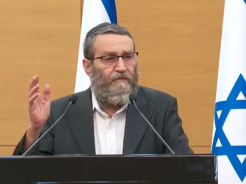 ח"כ משה גפני [צילום: מן הטלוויזיה]