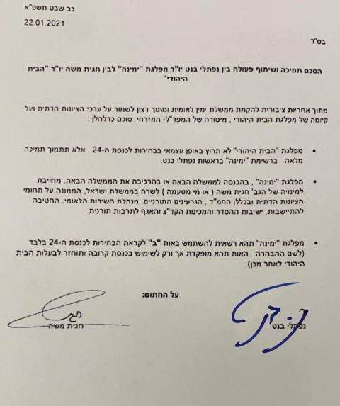 נוסח ההסכם. התאריך בראש המסמך שגוי