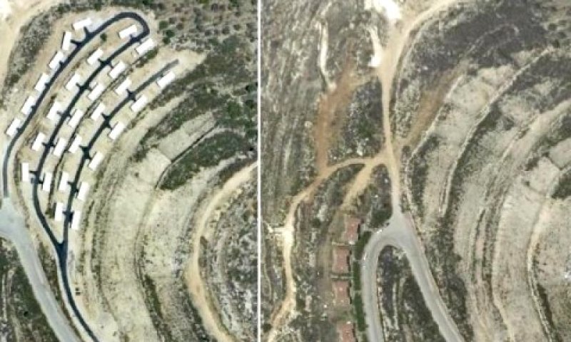 שכונת כינור דוד בעלי - הבנייה נמשכת [צילום: שלום עכשיו]