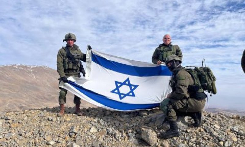 כוחותינו בחרמון הסורי [צילום: דובר צה''ל]