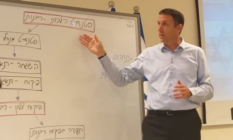 כהנא מציג את הרפורמה [צילום: עידן יוסף]
