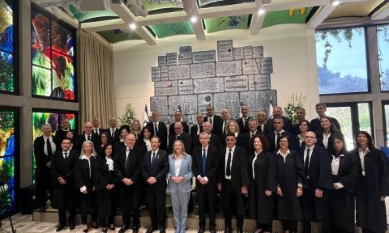 השופטים שהושבעו היום [צילום: הרשות השופטת]