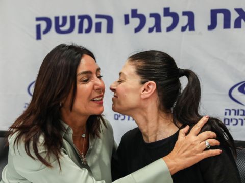 מיכאלי ורגב בטקס הקודם [צילום: אוליביה פיטוסי/פלאש 90]