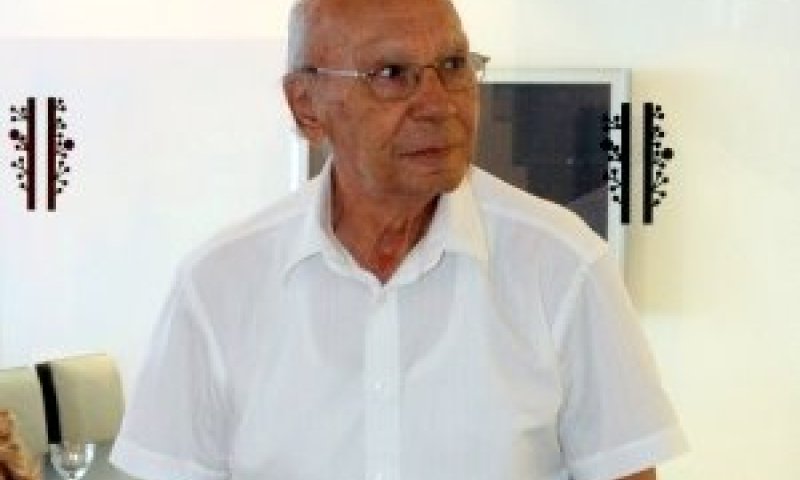 אהרון רוני שלוש, הנין של מייסד נוה צדק [צילום: יוני רייף]