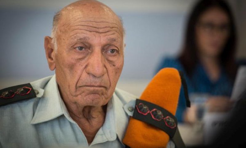 דוד רוקני ז"ל. הצדיע בפעם האחרונה [צילום: הדס פרוש/פלאש 90]