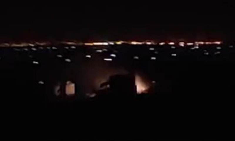 התקיפה בצפון סוריה [צילום: כלי תקשורת סוריים]