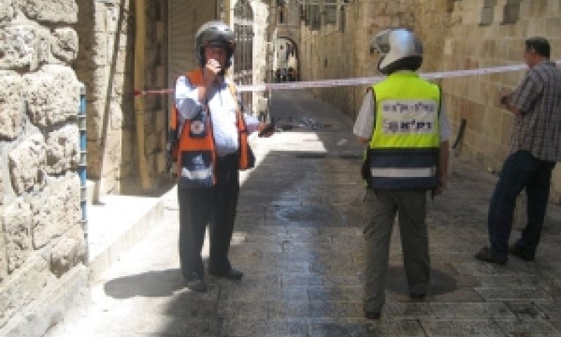 פיגוע בעיר העתיקה [אבי כהן/מד"צ זק"א]