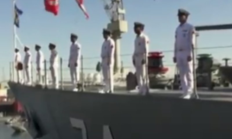 מלחי הספינה האירנית סהאנד [צילום: מן הטלוויזיה]