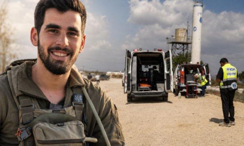 רס"ן עזרא, זירת הפיגוע [צילום רפרודוקציה: הלל בן אור/פלאש 90]