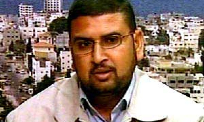 מאיים. סאמי אבו זוהרי [צילום: אתר החמאס]