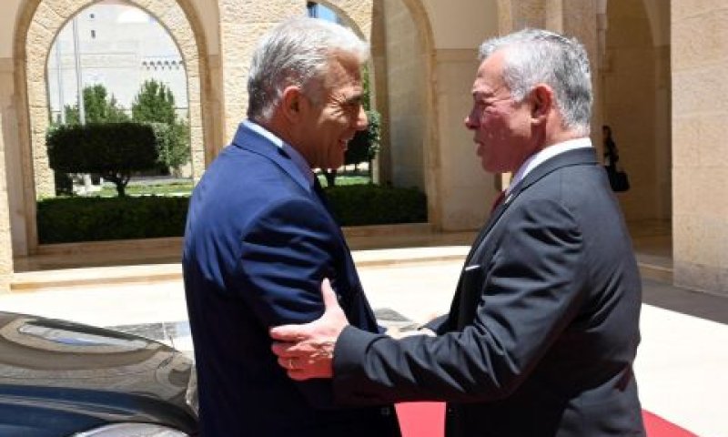 המנהיגים בפגישתם [צילום: חיים צח/לע"מ]
