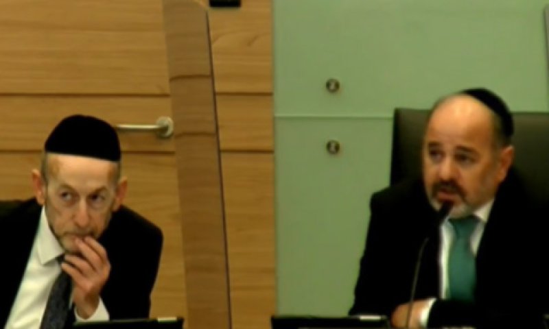 היו"ר מרגי וסגן השרה מקלב