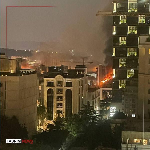 תקיפת מטה משרד ההגנה באירן [צילום: תסנים]