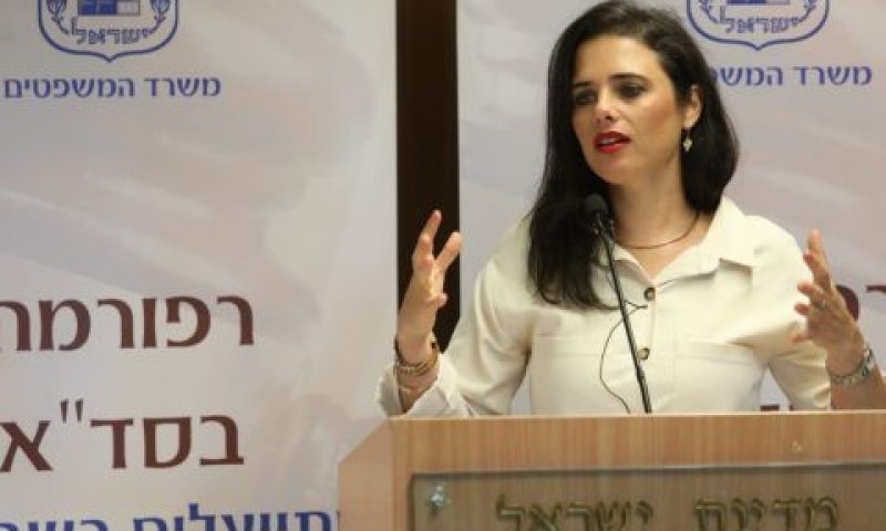 שקד. "נגמר עידן המריחות" [צילום: ששון תירם]