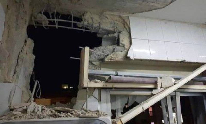 תקיפה ישראלית בסוריה [צילום: סוכנות סאנא/AP]