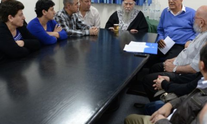 מעמד המסירה [צילום: קובי גדעון/לע"מ]