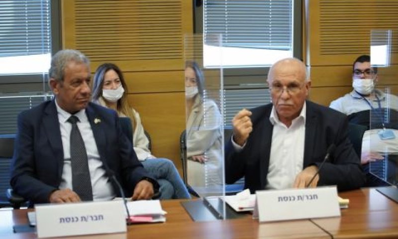 עלי סלאלחה ומאיר יצחק הלוי [צילום: דני שם-טוב/דוברות הכנסת]