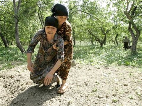 פליטים בגאורגיה [צילום: AP]