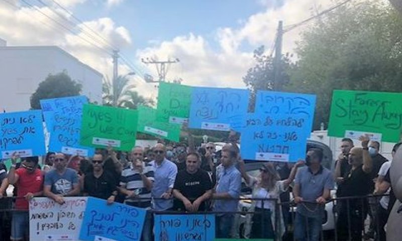 הגפנת עובדי אלפא [צילום: דוברות ההסתדרות]