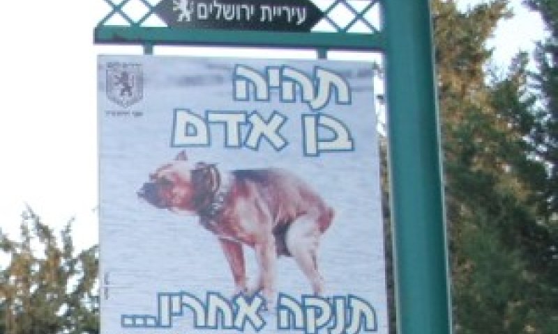 שלט המריבה הירושלמי